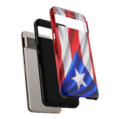 Puerto Rico Flag Phone Case | Boricua Pride Tough Case | Puerto Rican Flag Protective Cover for iPhone & Samsung