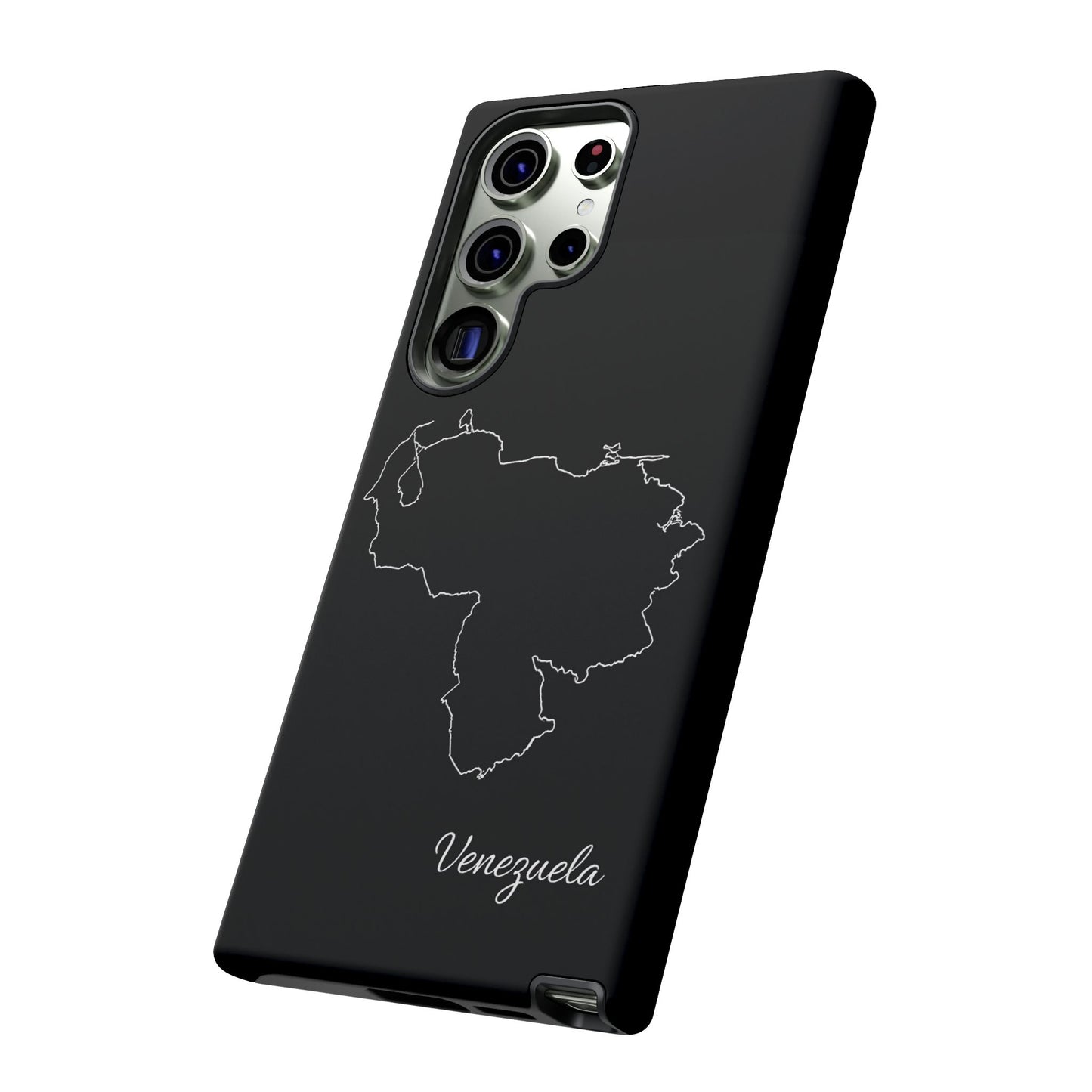 Venezuela Outline Phone Case – Minimal Country Map Tough Case (iPhone, Samsung, Pixel)