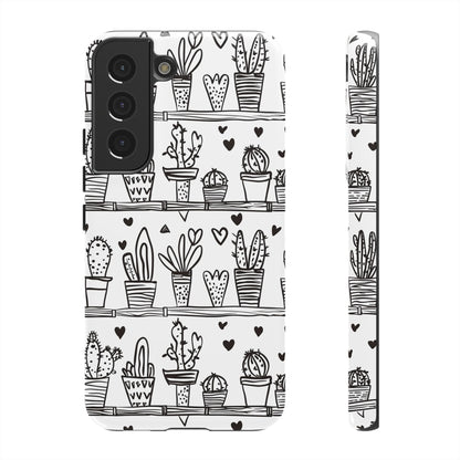 Cactus Succulent Phone Case Cute Plant Aesthetic iPhone Samsung Cover