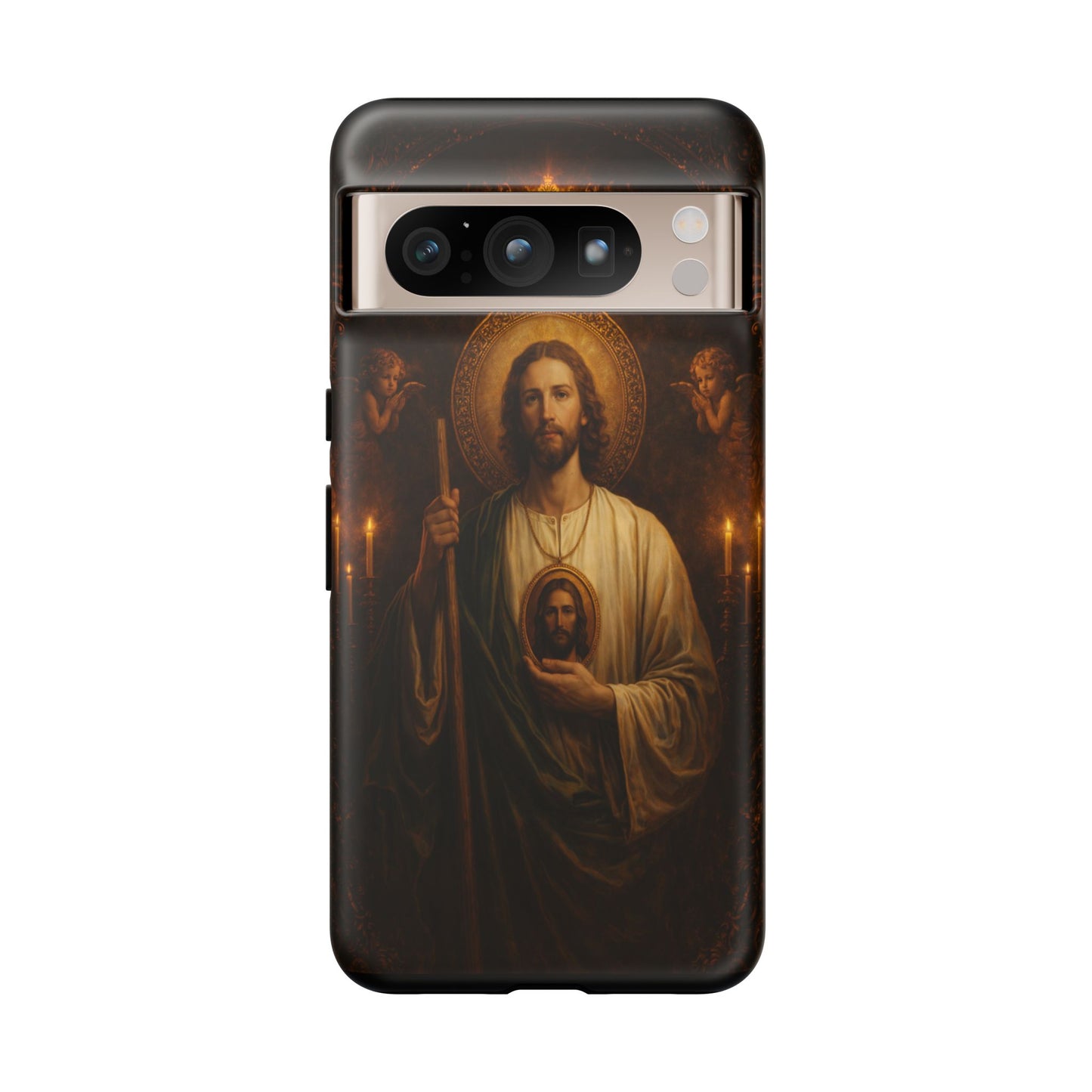San Judas Phone Case Saint Jude Catholic Saint Religious Art Portrait Tough