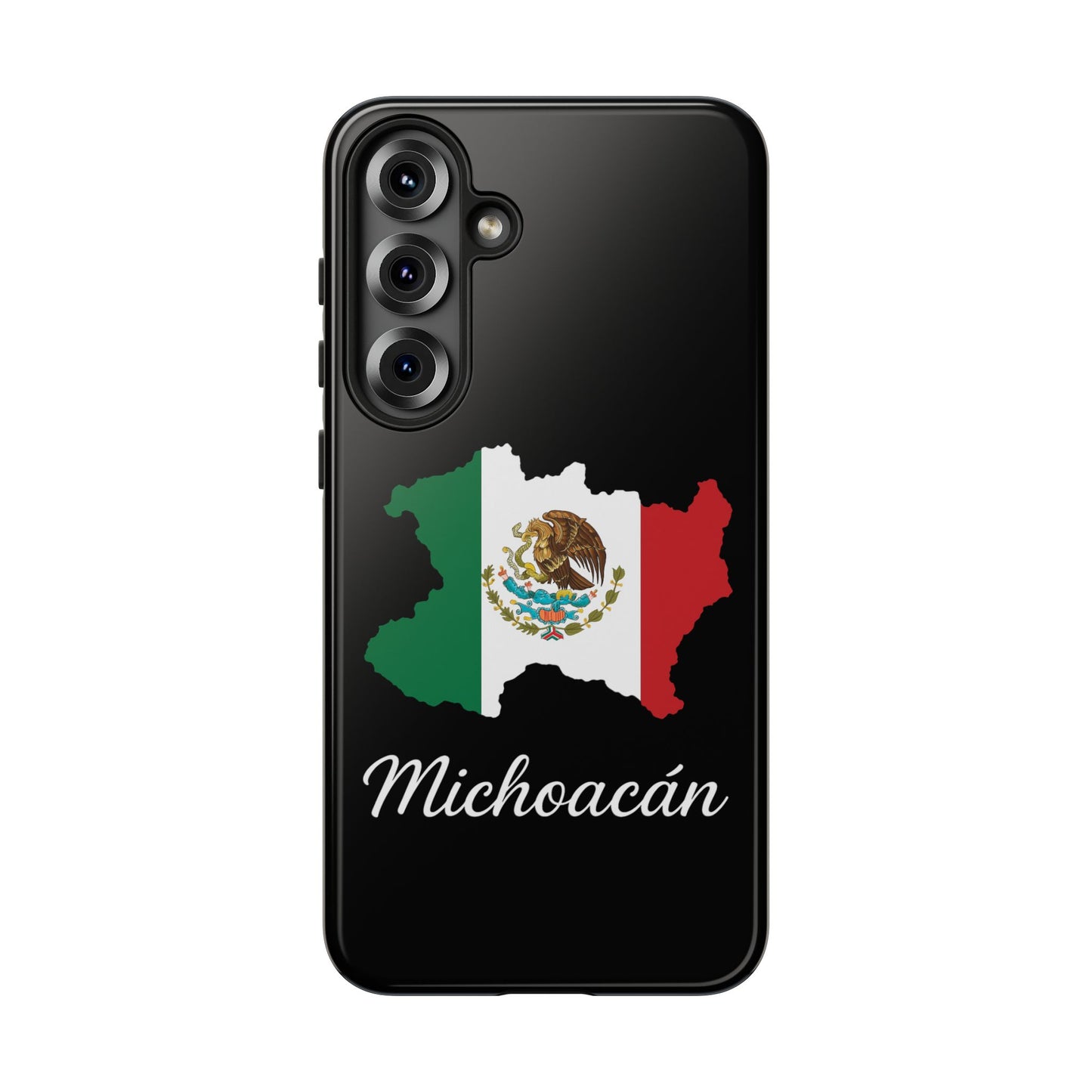 Michoacán Mexico Flag Map Phone Case | Mexican American Pride Tough Case for iPhone & Samsung