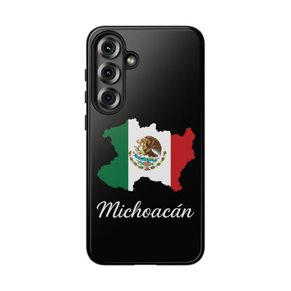 Michoacán Mexico Flag Map Phone Case | Mexican American Pride Tough Case for iPhone & Samsung
