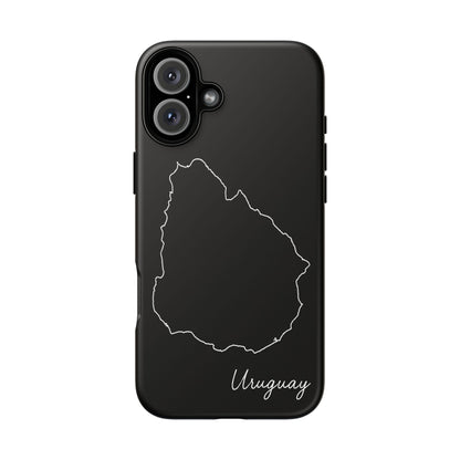 Uruguay Outline Phone Case – Minimal Country Map Tough Case (iPhone, Samsung, Pixel)