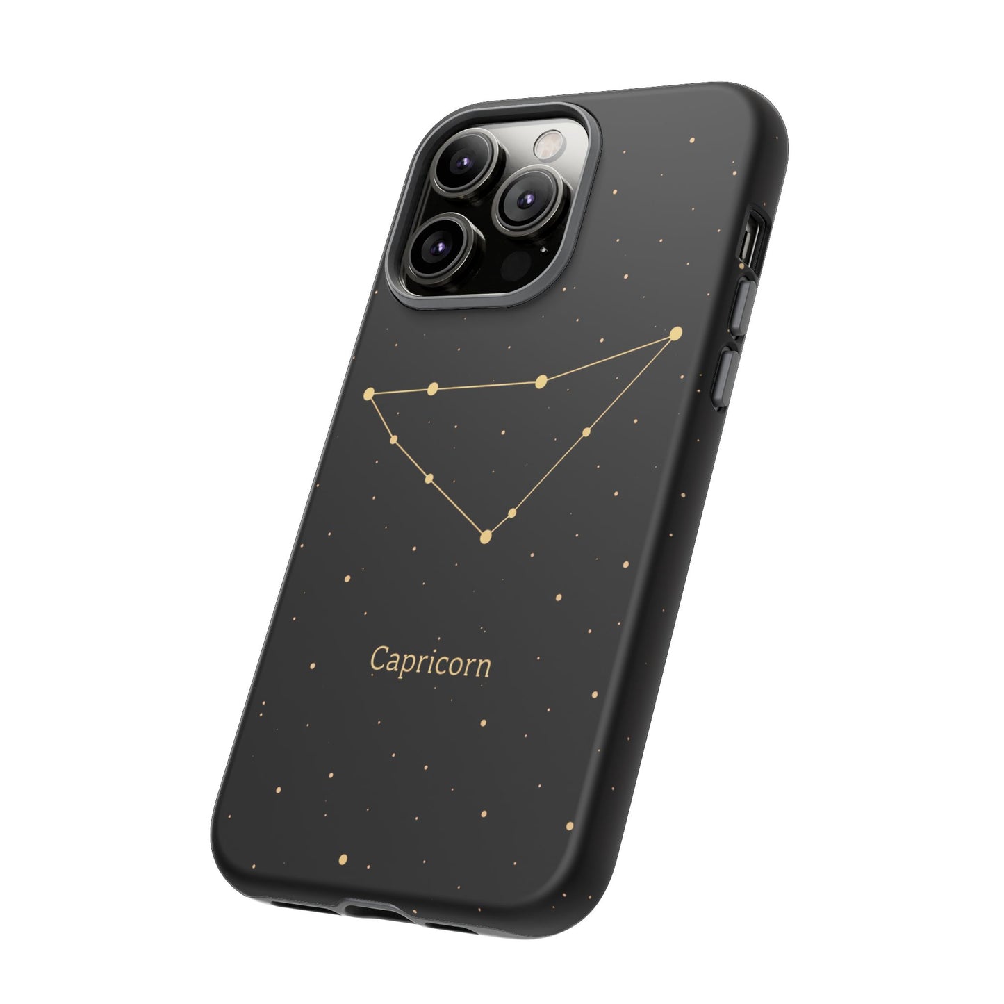 Capricorn Zodiac Constellation Phone Case – Luxe Gold Celestial Cover