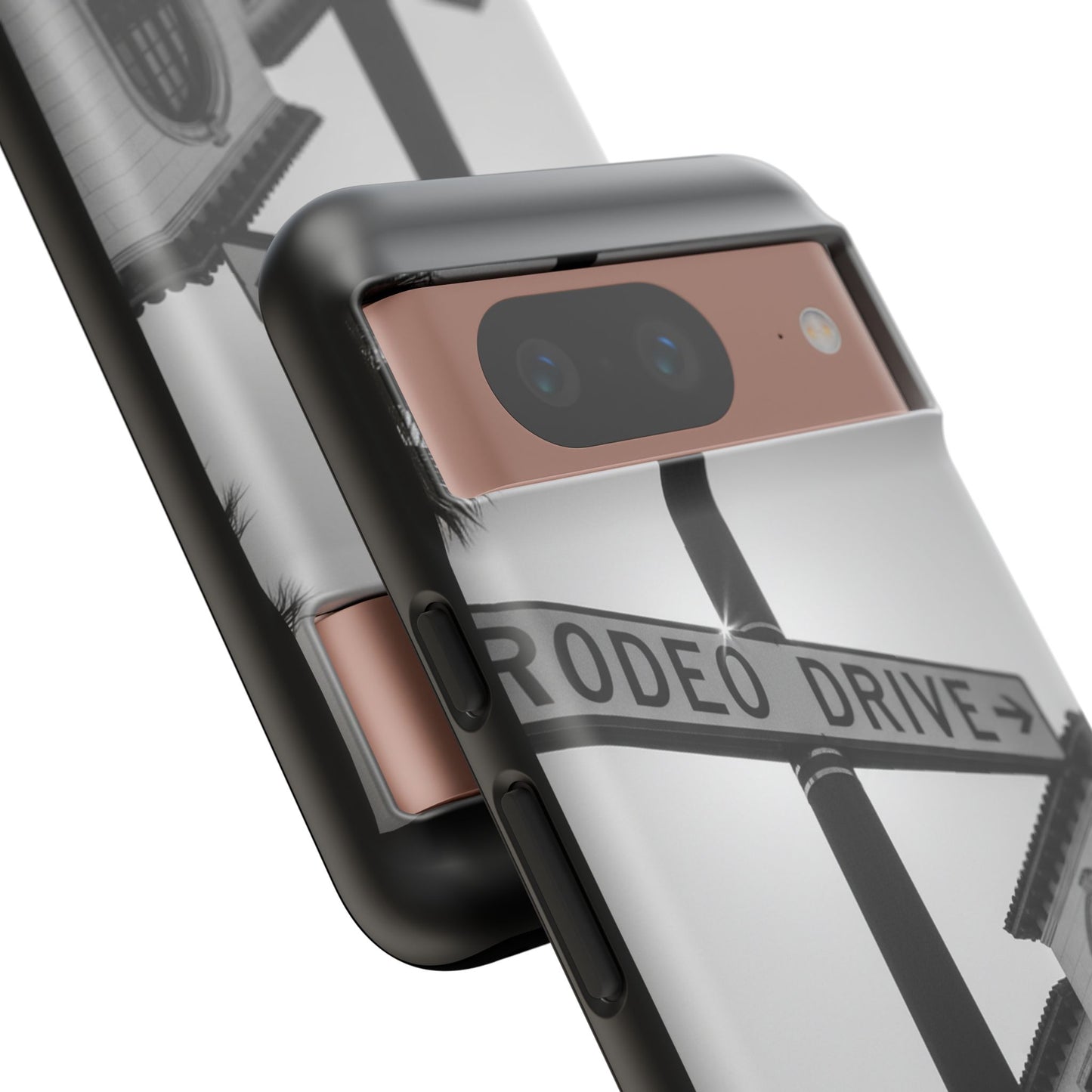 Rodeo Drive Phone Case | Los Angeles Aesthetic Black & White Photography | Luxury LA Street Tough Case for iPhone & Samsung