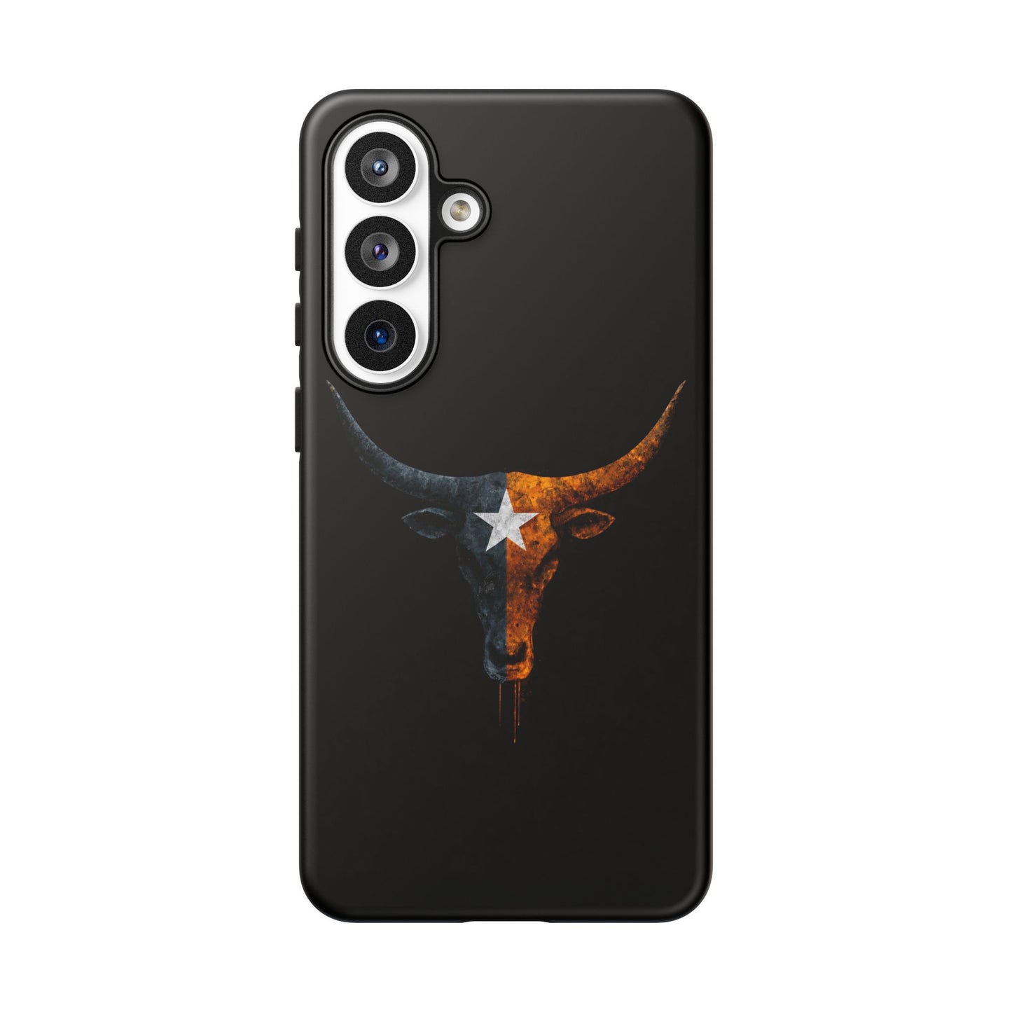 Texas Longhorn Skull Phone Case Western Cowboy Bull iPhone Samsung Cover