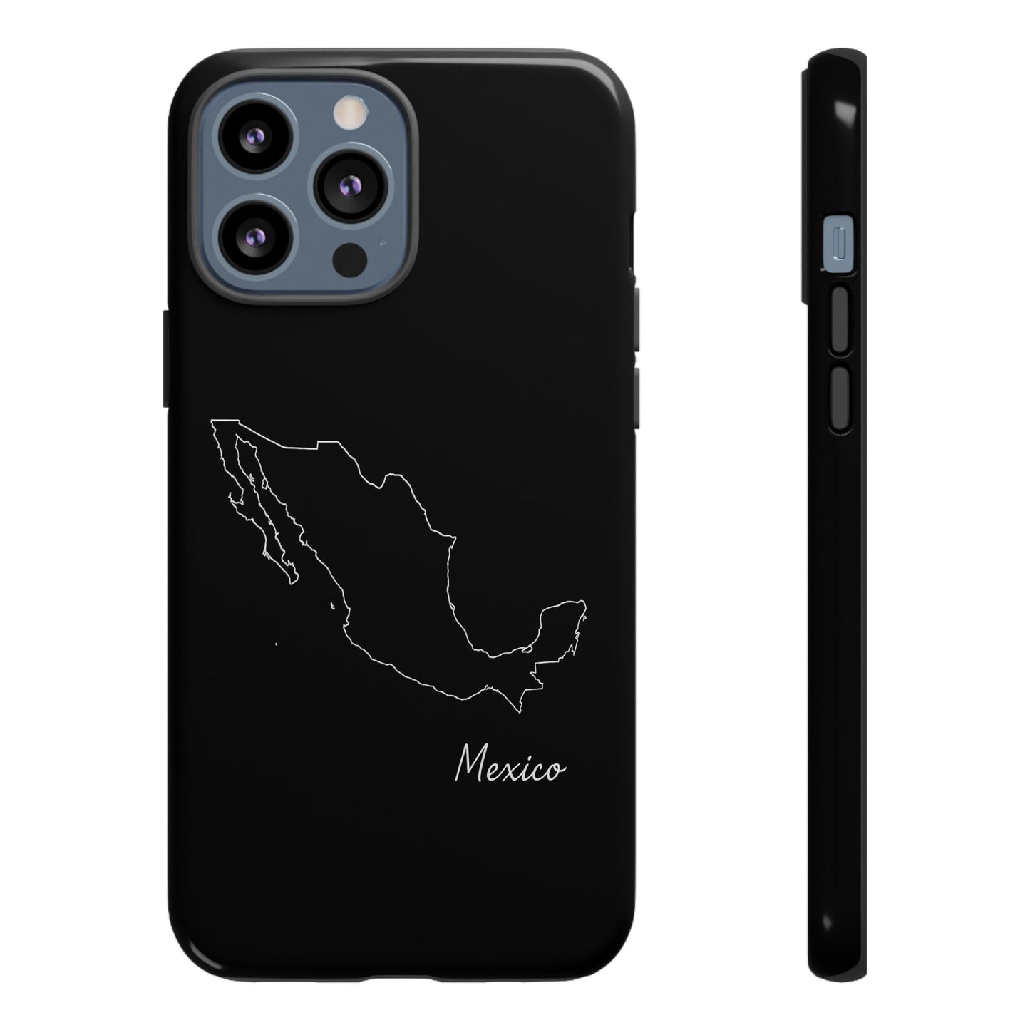 Mexico Outline Phone Case – Minimal Country Map Tough Case (iPhone, Samsung, Pixel)