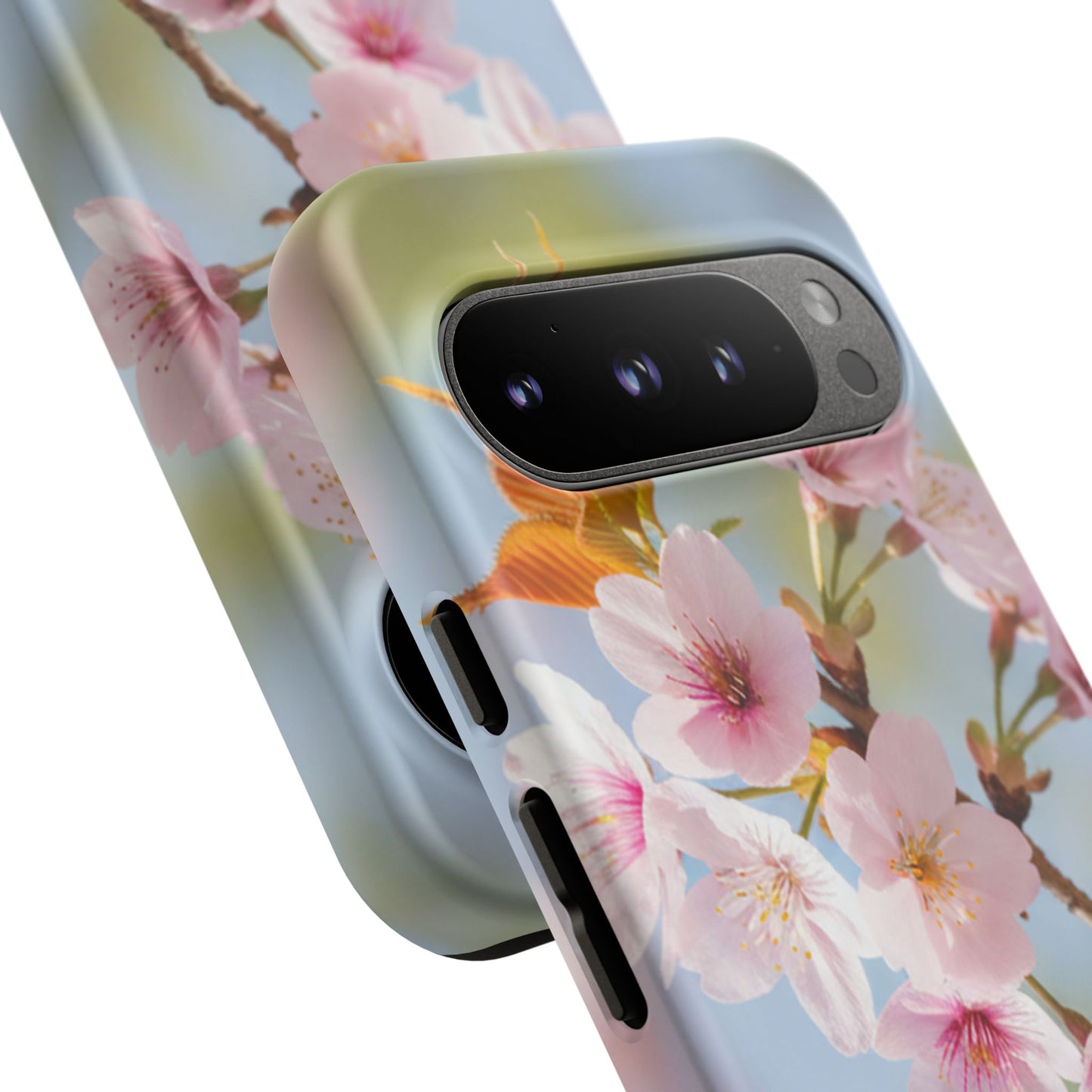 Cherry Blossom Phone Case – Pink Floral Tough Case (iPhone, Samsung Galaxy, Pixel)