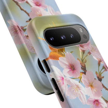 Cherry Blossom Phone Case – Pink Floral Tough Case (iPhone, Samsung Galaxy, Pixel)