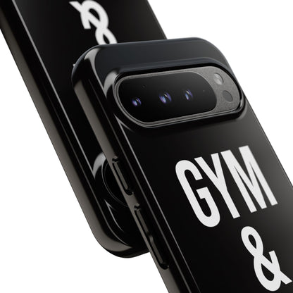 Gym & Jesus Phone Case Christian Faith Workout Gym Motivation Case