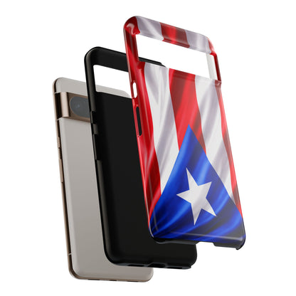 Puerto Rico Flag Phone Case | Boricua Pride Tough Case | Puerto Rican Flag Protective Cover for iPhone & Samsung