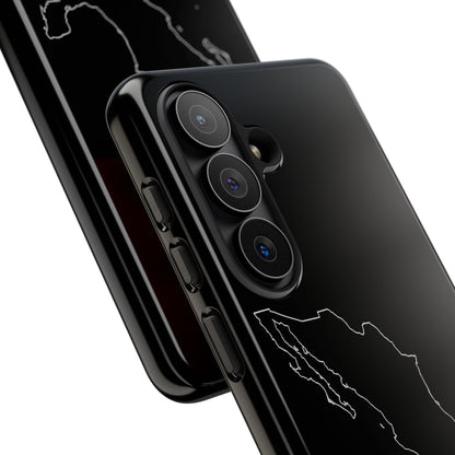 Mexico Outline Phone Case – Minimal Country Map Tough Case (iPhone, Samsung, Pixel)