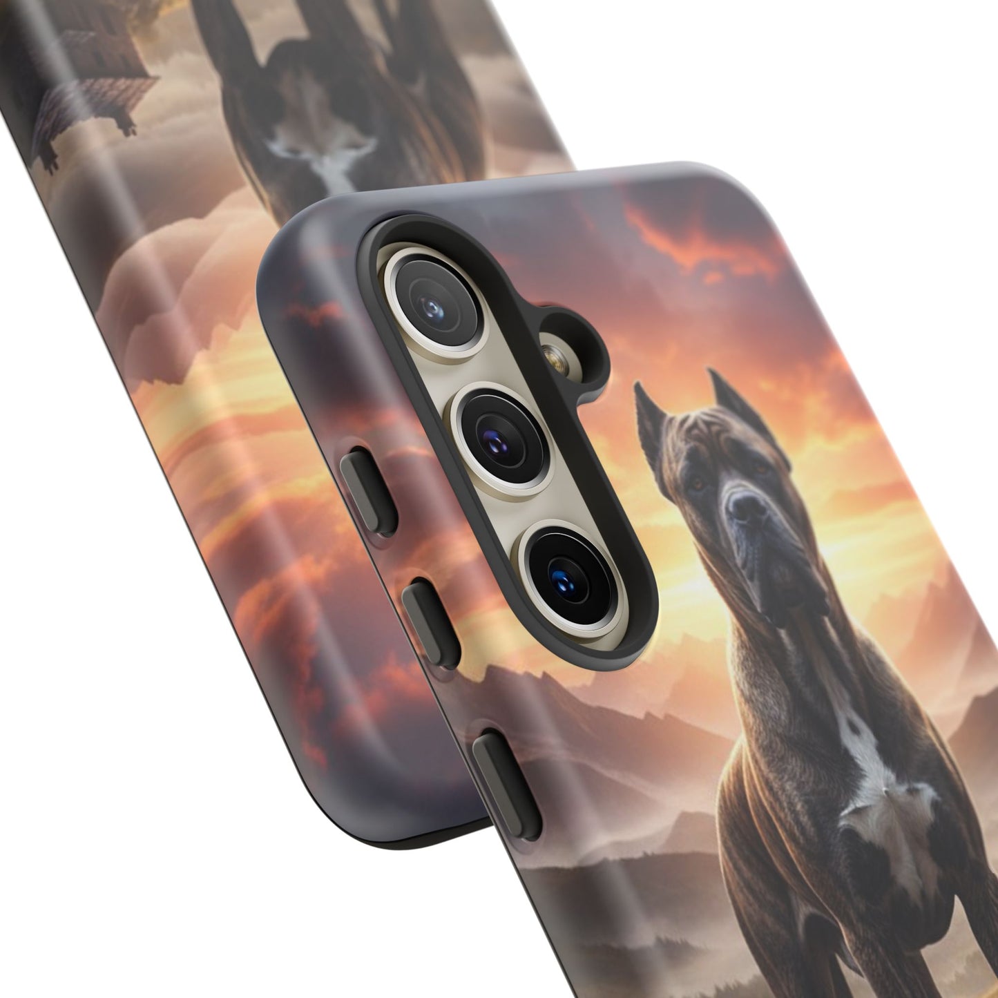 Cane Corso Phone Case – Guard Dog Sunset Tough Case (iPhone, Samsung, Pixel) | Dog Lover Gift