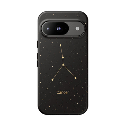 Cancer Zodiac Constellation Phone Case – Luxe Gold Celestial Cover