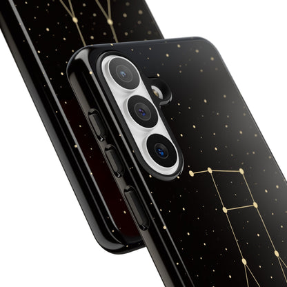 Gemini Zodiac Constellation Phone Case – Luxe Gold Celestial Cover