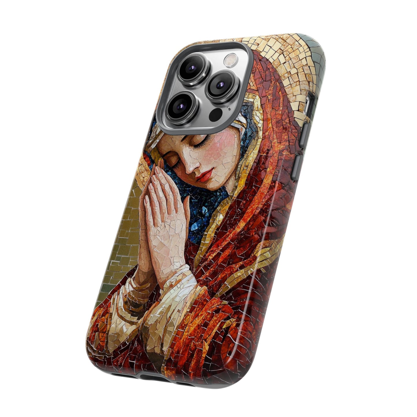 Virgin Mary Phone Case, Catholic Phone Case, Christian Aesthetic Case, Religious iPhone Case, Saint Art Case, Faith Gift