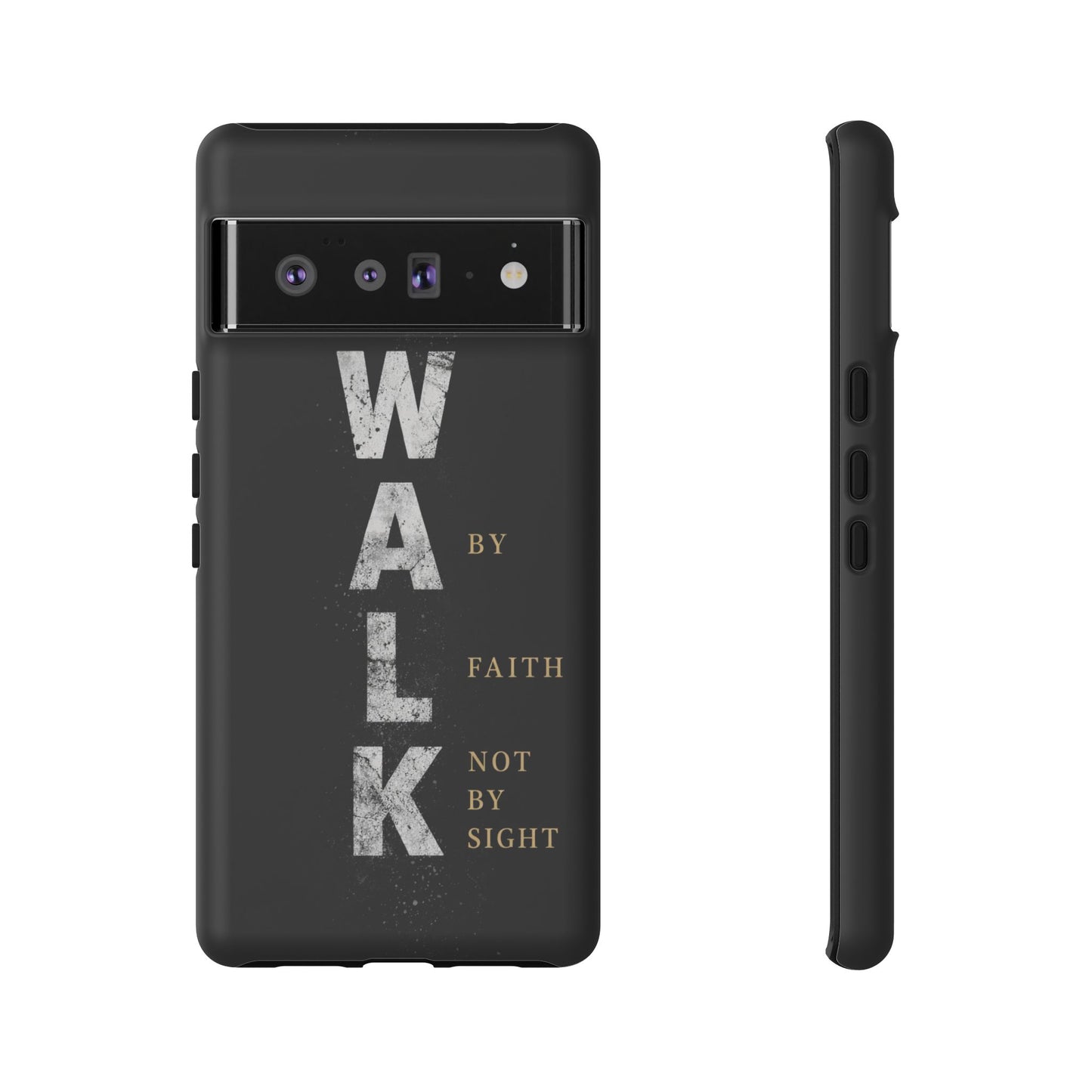 Walk by Faith Not by Sight Christian Phone Case Bible Verse Faith Cover