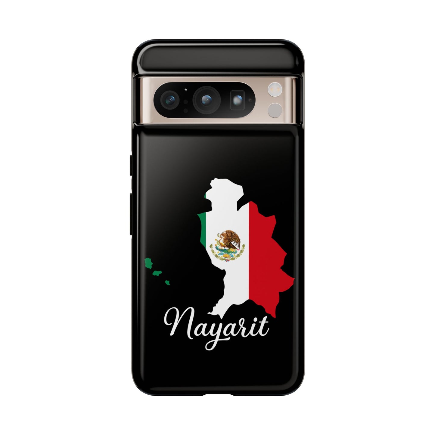 Nayarit Mexico Flag Map Phone Case | Mexican American Pride Tough Case for iPhone & Samsung
