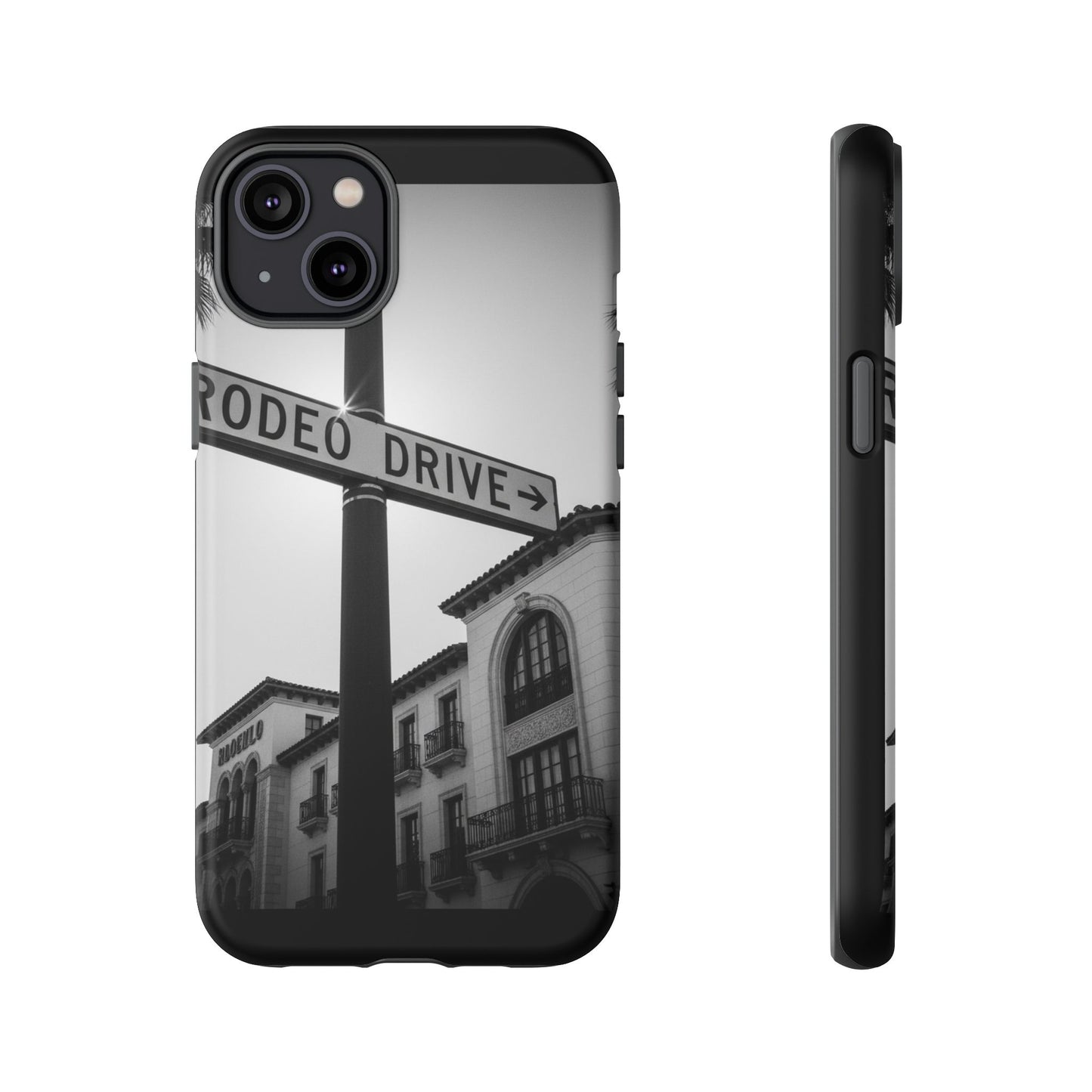 Rodeo Drive Phone Case | Los Angeles Aesthetic Black & White Photography | Luxury LA Street Tough Case for iPhone & Samsung