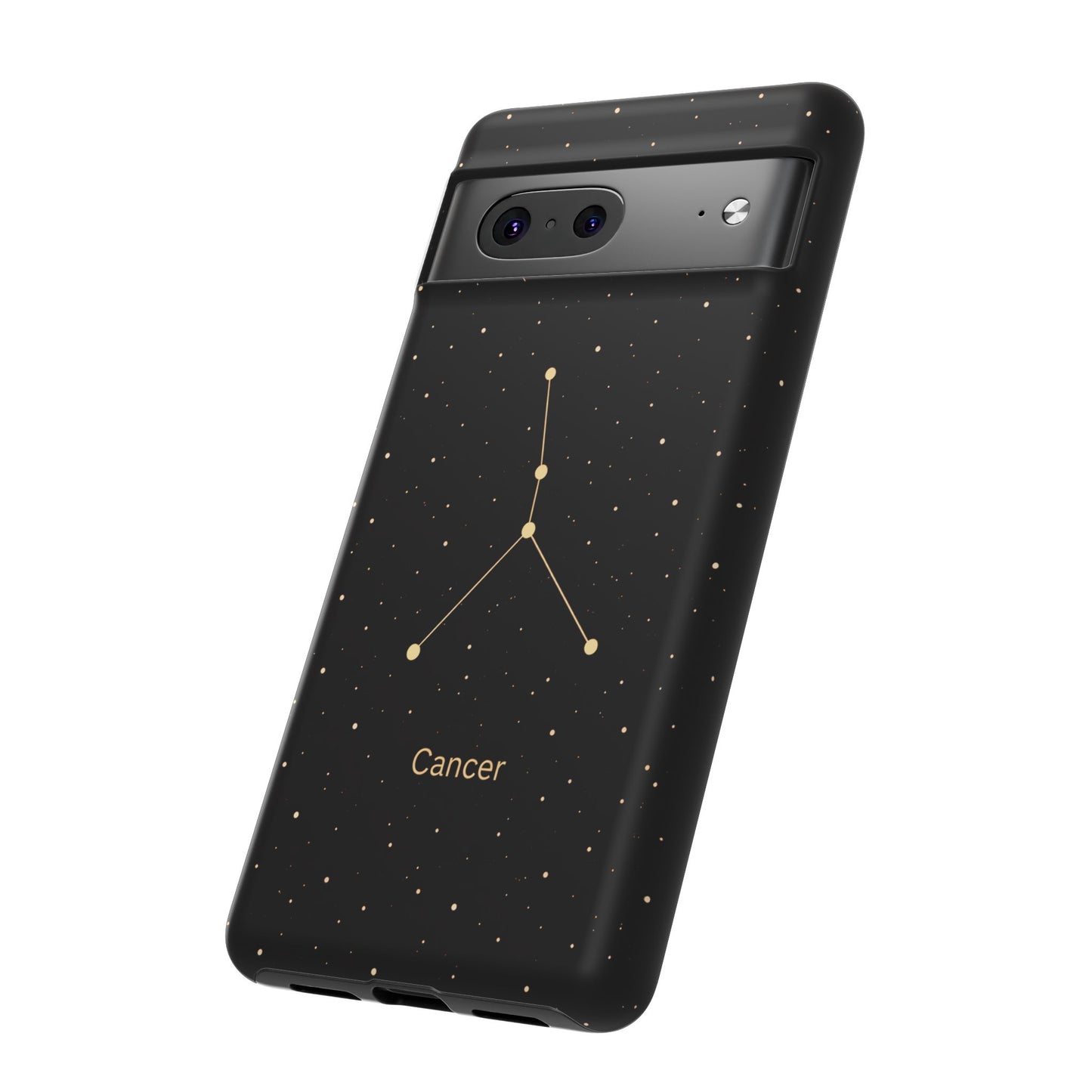 Cancer Zodiac Constellation Phone Case – Luxe Gold Celestial Cover