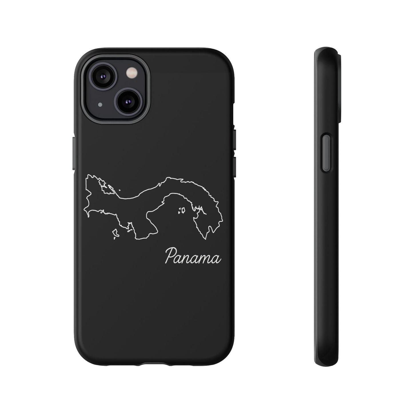 Panama Outline Phone Case – Minimal Country Map Tough Case (iPhone, Samsung, Pixel)
