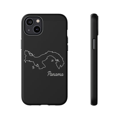 Panama Outline Phone Case – Minimal Country Map Tough Case (iPhone, Samsung, Pixel)