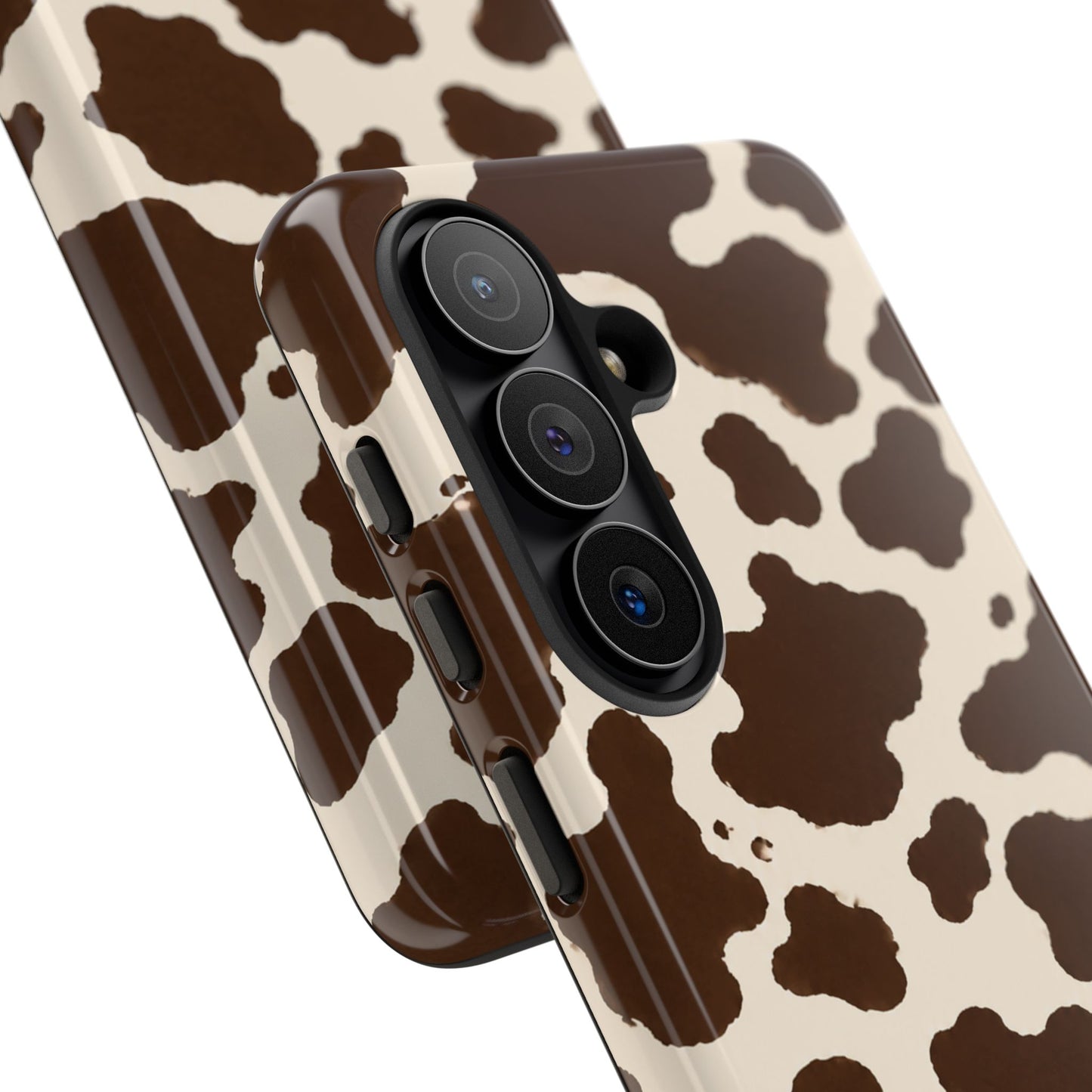 Western Cow Print Tough Phone Case for iPhone Samsung Galaxy Pixel