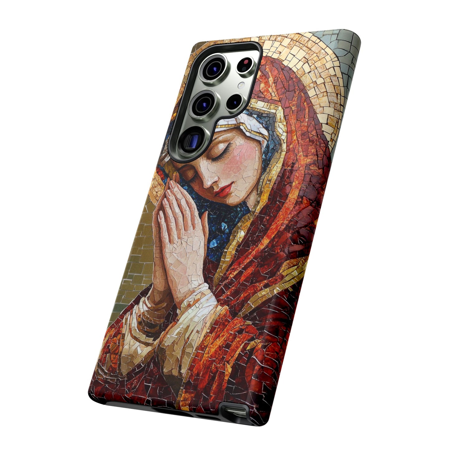 Virgin Mary Phone Case, Catholic Phone Case, Christian Aesthetic Case, Religious iPhone Case, Saint Art Case, Faith Gift