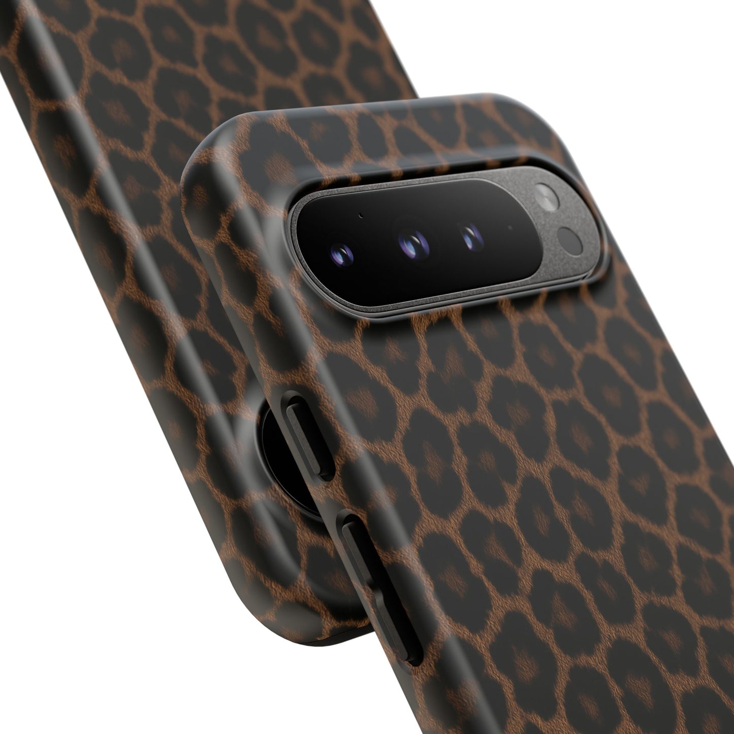 Brown Leopard Print Phone Case | Classic Animal Print Aesthetic Tough Protective Case
