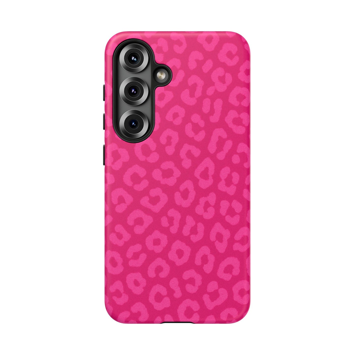 Hot Pink Leopard Print Phone Case – Bold Coquette Leopard Tough Case