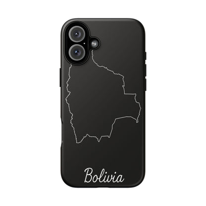 Bolivia Outline Phone Case – Minimal Country Map Tough Cover