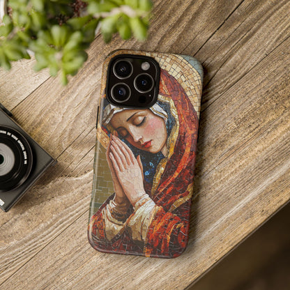 Virgin Mary Phone Case, Catholic Phone Case, Christian Aesthetic Case, Religious iPhone Case, Saint Art Case, Faith Gift