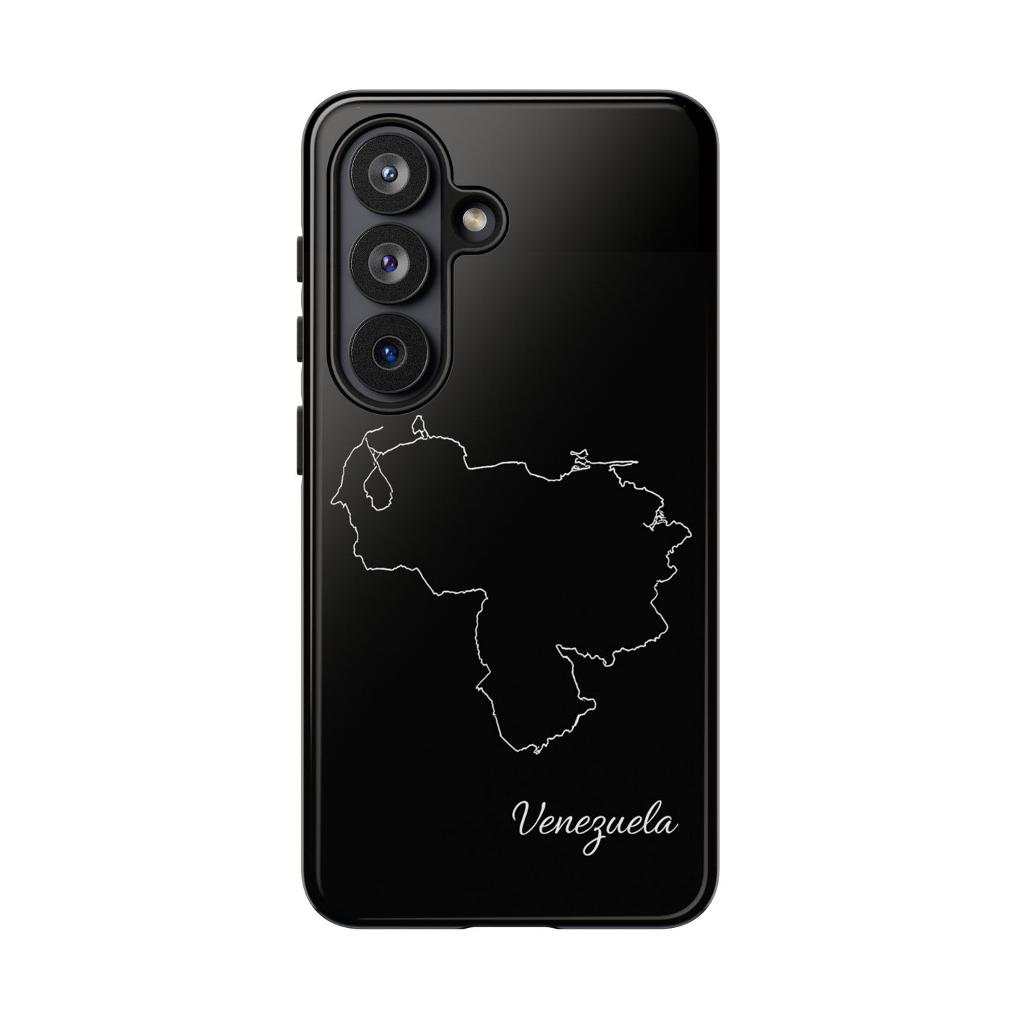 Venezuela Outline Phone Case – Minimal Country Map Tough Case (iPhone, Samsung, Pixel)