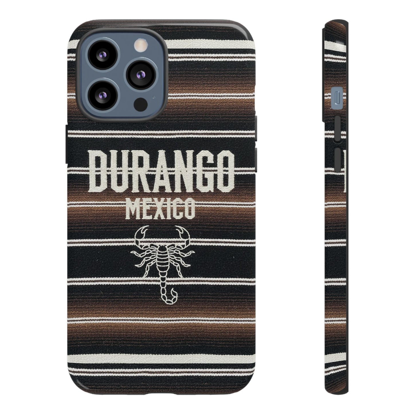 Durango Mexico Phone Case | Serape Scorpion Western Design | Mexican Heritage Tough Case for iPhone & Samsung