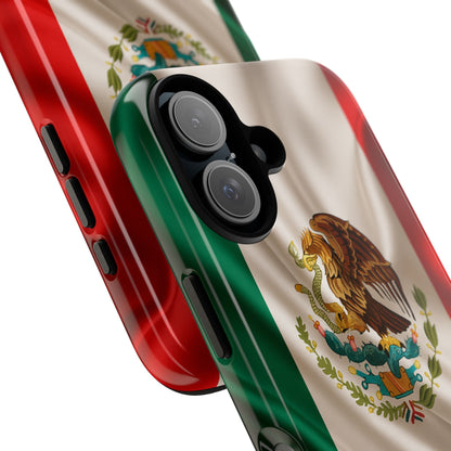Mexico Flag Phone Case | Mexican Pride iPhone & Samsung Case | Tricolor Aesthetic Tough Protective Cover
