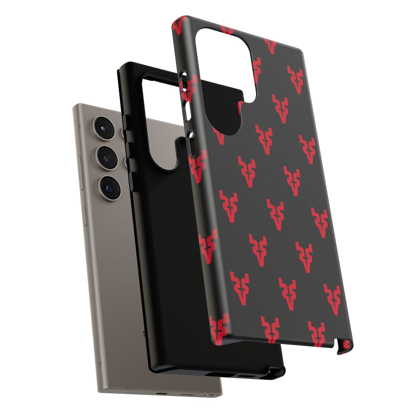 Mazatlán Bull Phone Case – Black Red Streetwear Tough Shockproof Cover