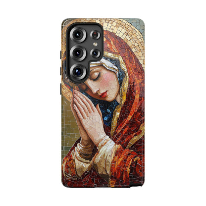 Virgin Mary Phone Case, Catholic Phone Case, Christian Aesthetic Case, Religious iPhone Case, Saint Art Case, Faith Gift