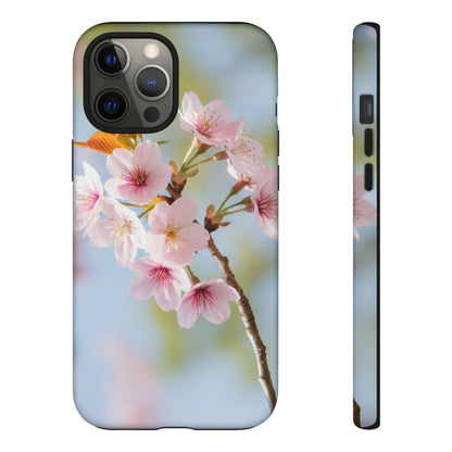 Cherry Blossom Phone Case – Pink Floral Tough Case (iPhone, Samsung Galaxy, Pixel)