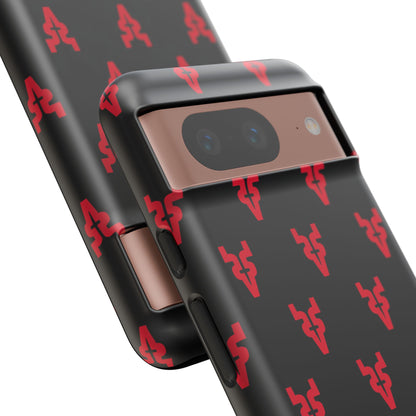 Mazatlán Bull Phone Case – Black Red Streetwear Tough Shockproof Cover