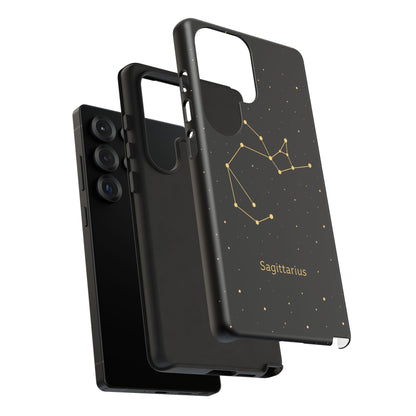 Sagittarius Zodiac Constellation Phone Case – Luxe Gold Celestial Cover