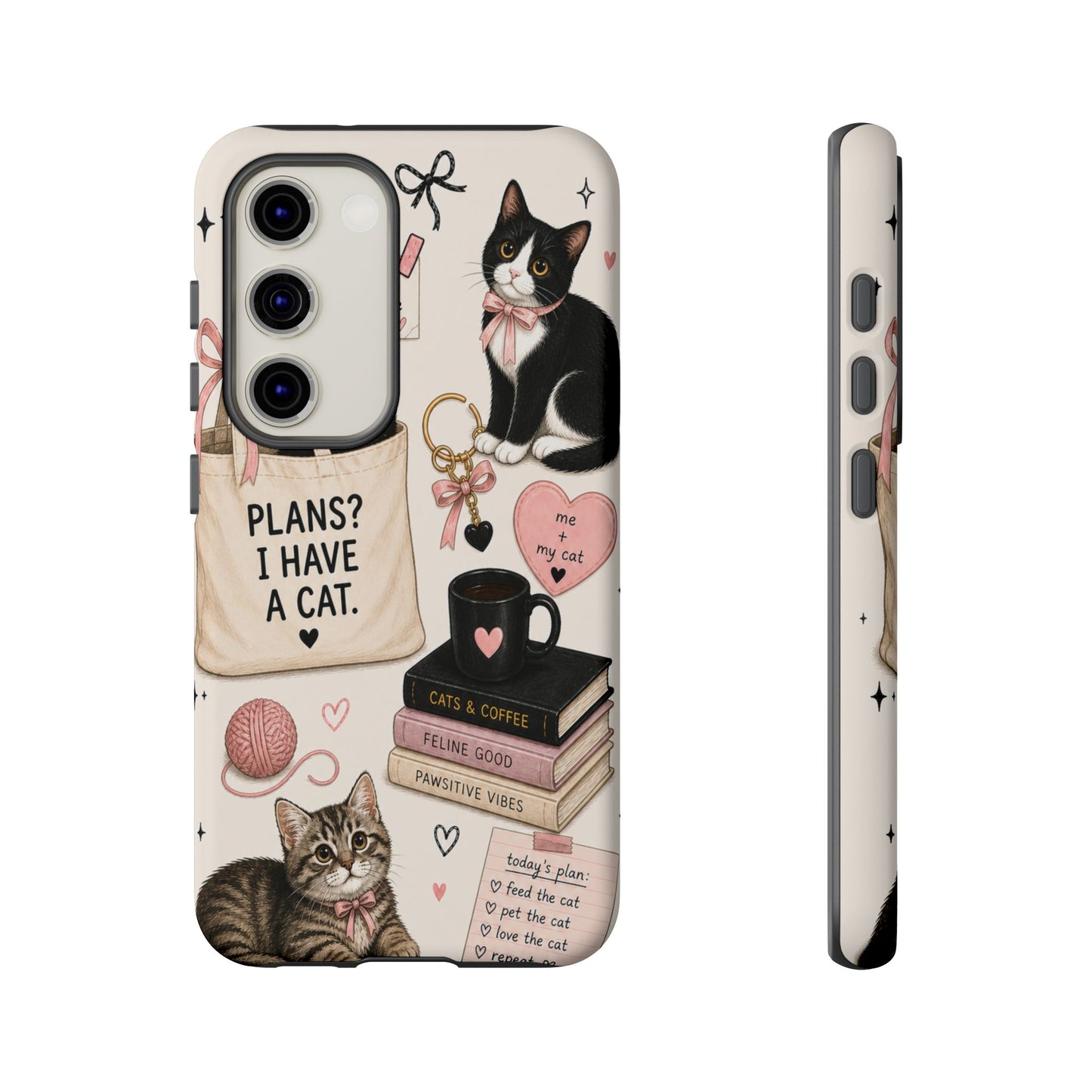 Cat Lover Phone Case | Plans? I Have A Cat Cute Aesthetic Cover