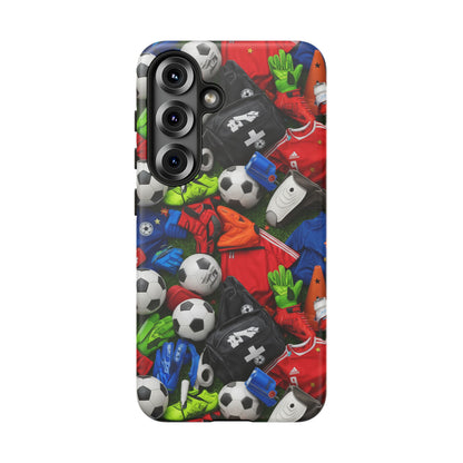 Soccer Ball Pattern Phone Case – Sports Fan Tough Protective Game Day Case