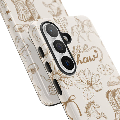 Western Cowgirl Phone Case for iPhone Samsung Galaxy Pixel Tough Case
