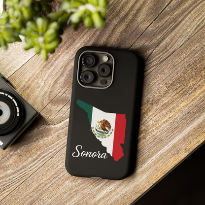 Sonora Mexico Flag Map Phone Case | Mexican American Pride Tough Case for iPhone & Samsung