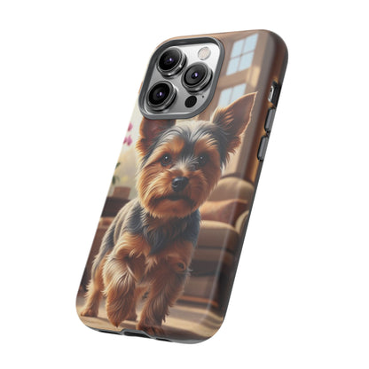 Yorkshire Terrier Phone Case – Cute Yorkie Puppy Tough Case (iPhone, Samsung, Pixel)