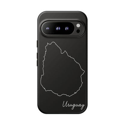 Uruguay Outline Phone Case – Minimal Country Map Tough Case (iPhone, Samsung, Pixel)