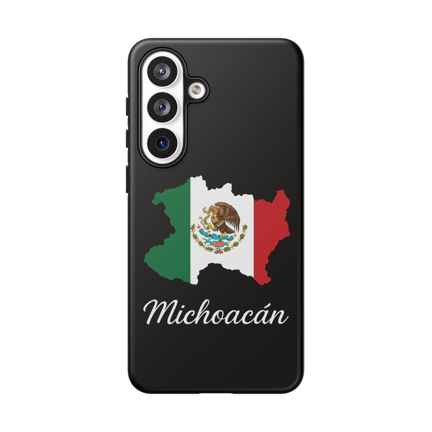 Michoacán Mexico Flag Map Phone Case | Mexican American Pride Tough Case for iPhone & Samsung