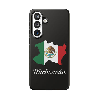 Michoacán Mexico Flag Map Phone Case | Mexican American Pride Tough Case for iPhone & Samsung