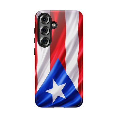 Puerto Rico Flag Phone Case | Boricua Pride Tough Case | Puerto Rican Flag Protective Cover for iPhone & Samsung
