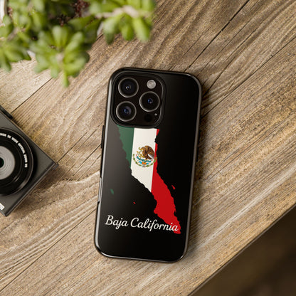 Baja California Mexico Flag Map Phone Case | Mexican American Pride Tough Case for iPhone & Samsung